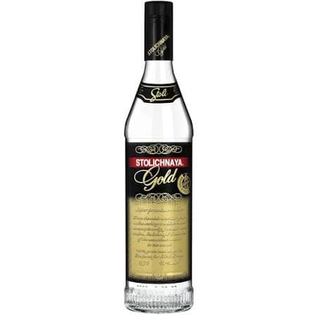 Stolichnaya Gold Vodka 750ML