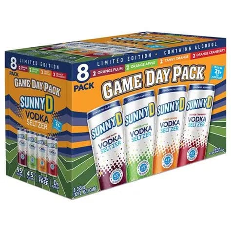 Sunnyd Game Day Pack 8PK