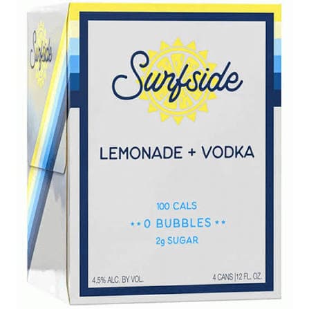 Surfside Lemonade Vodka 4PK 12OZ
