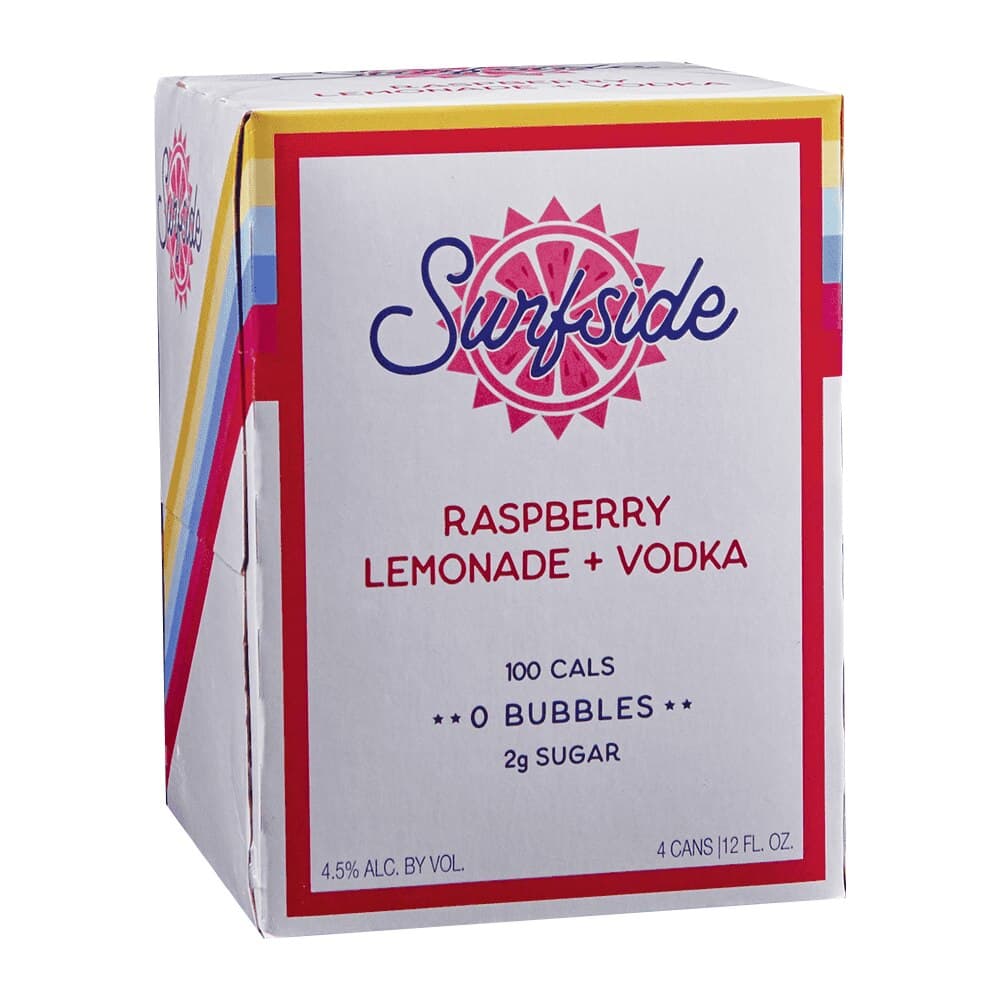 Surfside Raspberry Lemonade 4PK 12OZ