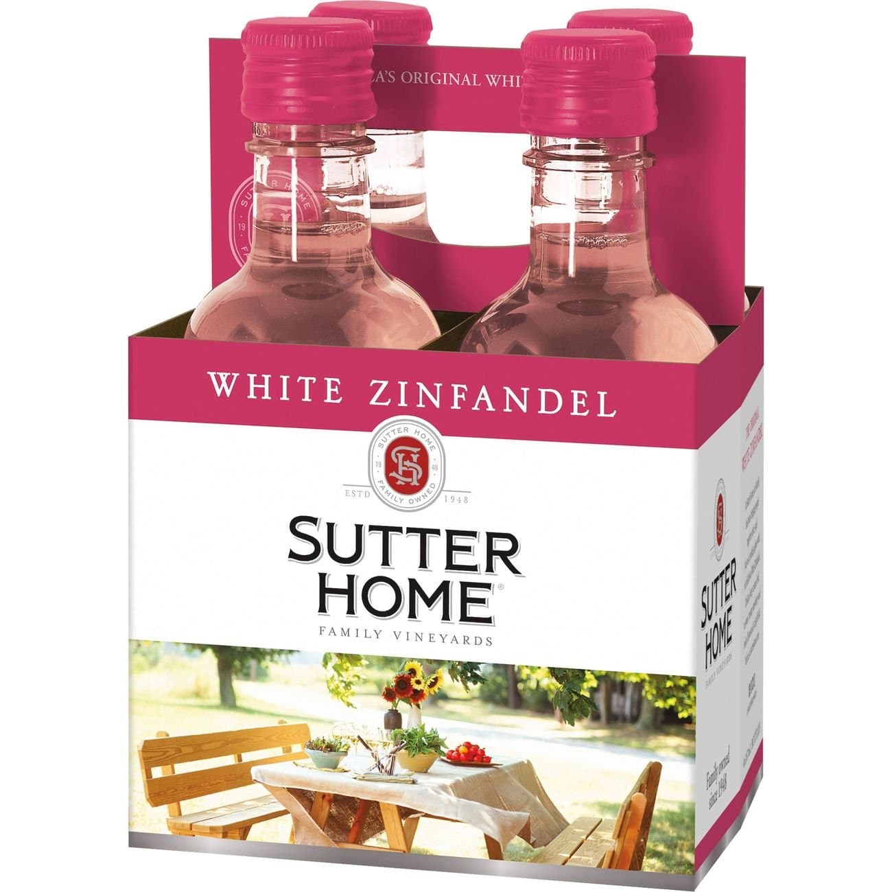 Sutter Home Wh Zinfandel 4PK