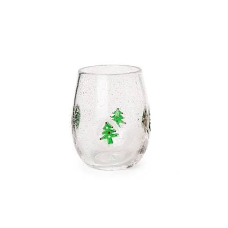 Stemless Wine Glass Christmas