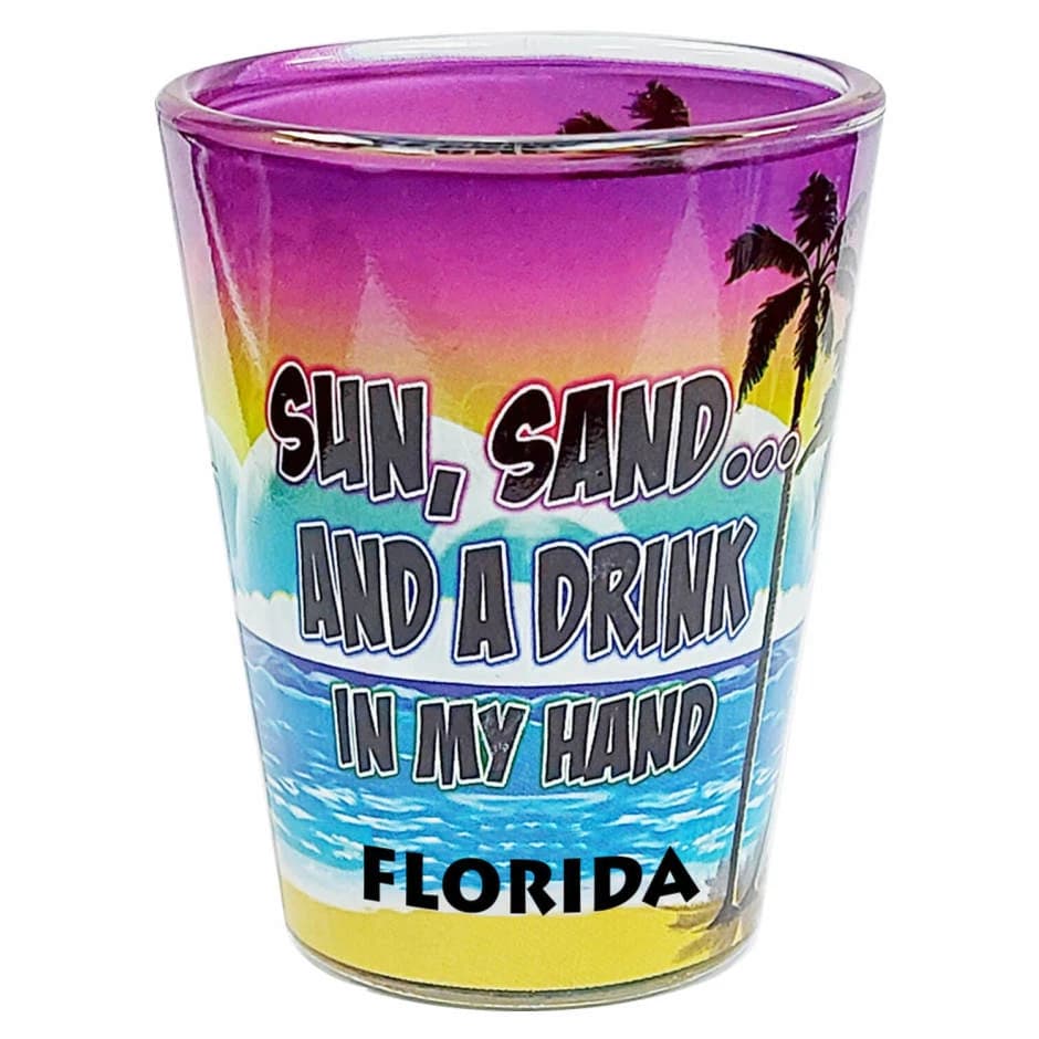 Sun Sand Shot Glass