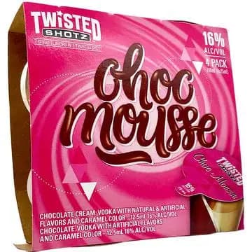 Twisted Shots Choc Mousse 4PK