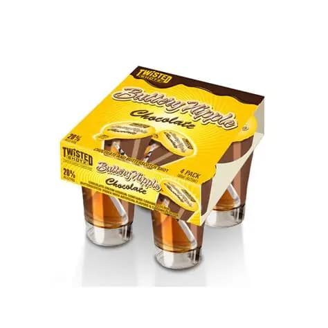 Twisted Shotz Choc Butnip 4PK