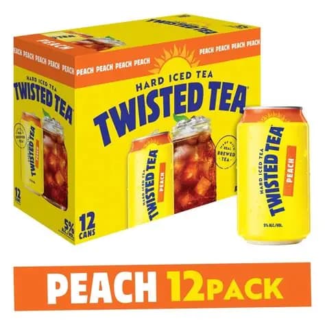 Twisted Tea Peach 12PK Can