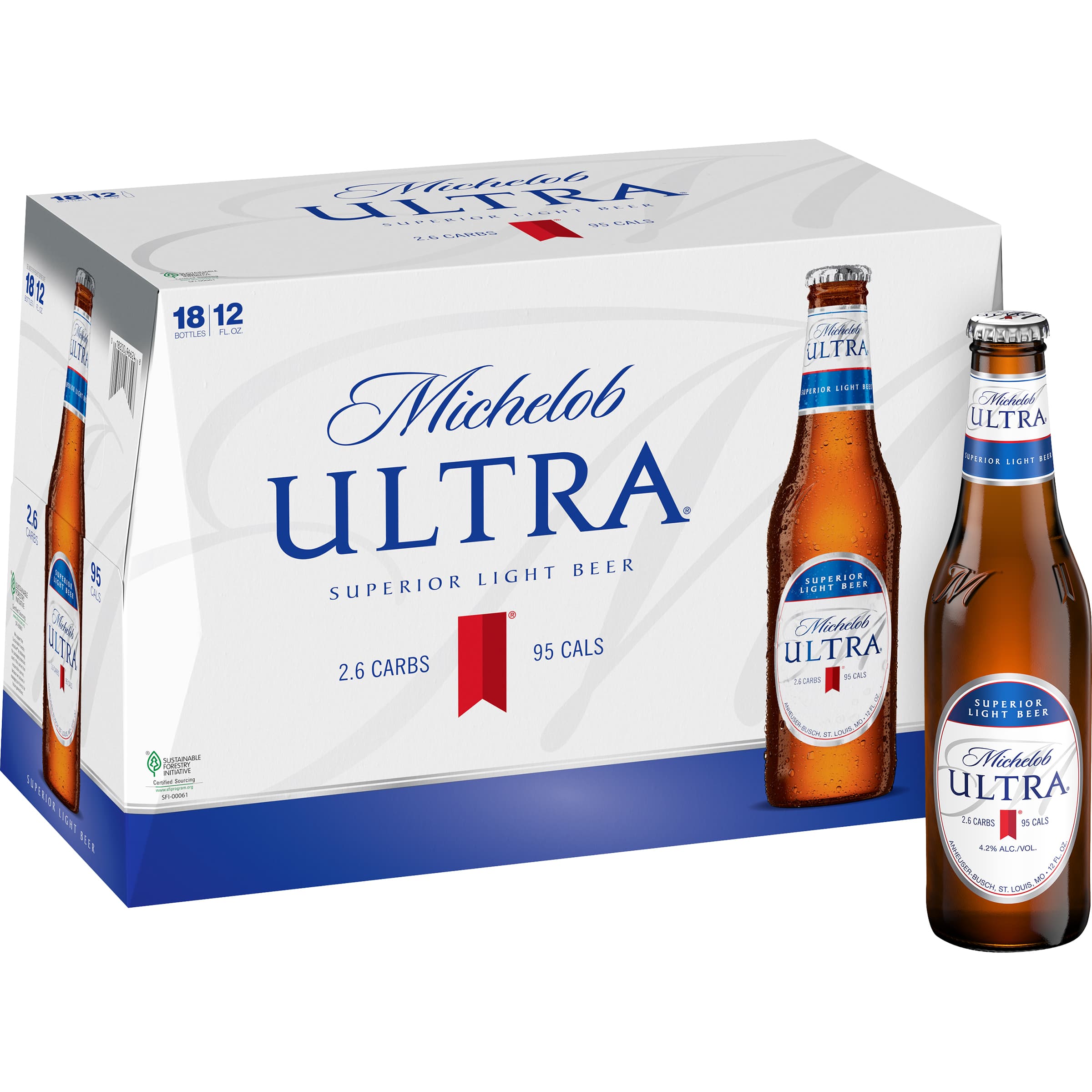 Michelob Ultra 18PK Bottles