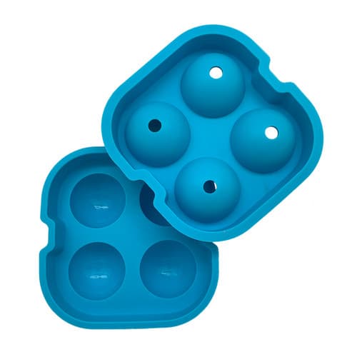 Kolorae Silicine 4 Ball Ice Tray Blue KOL-35622-BL