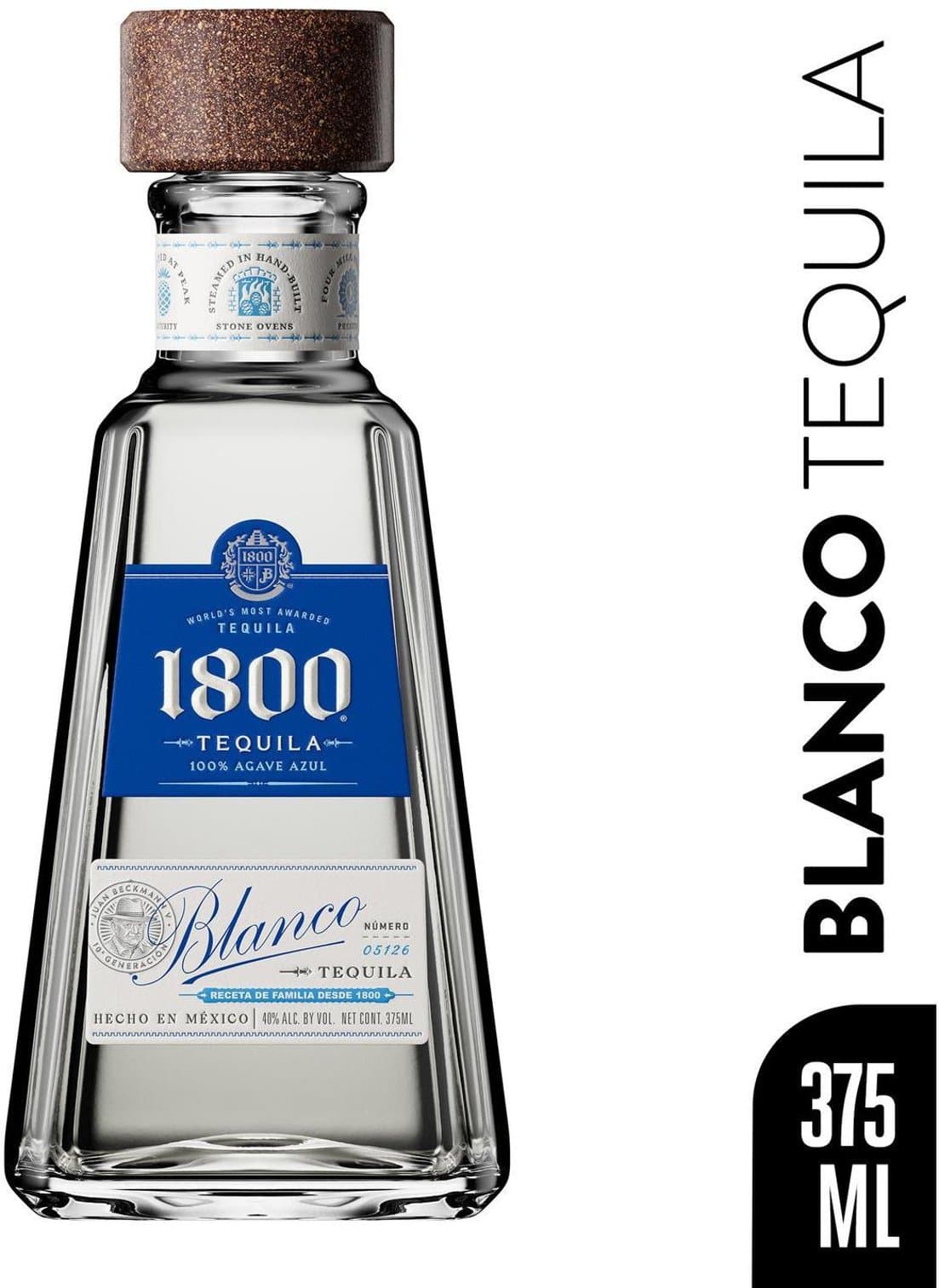 1800 Silver Tequila High Proof 375ML