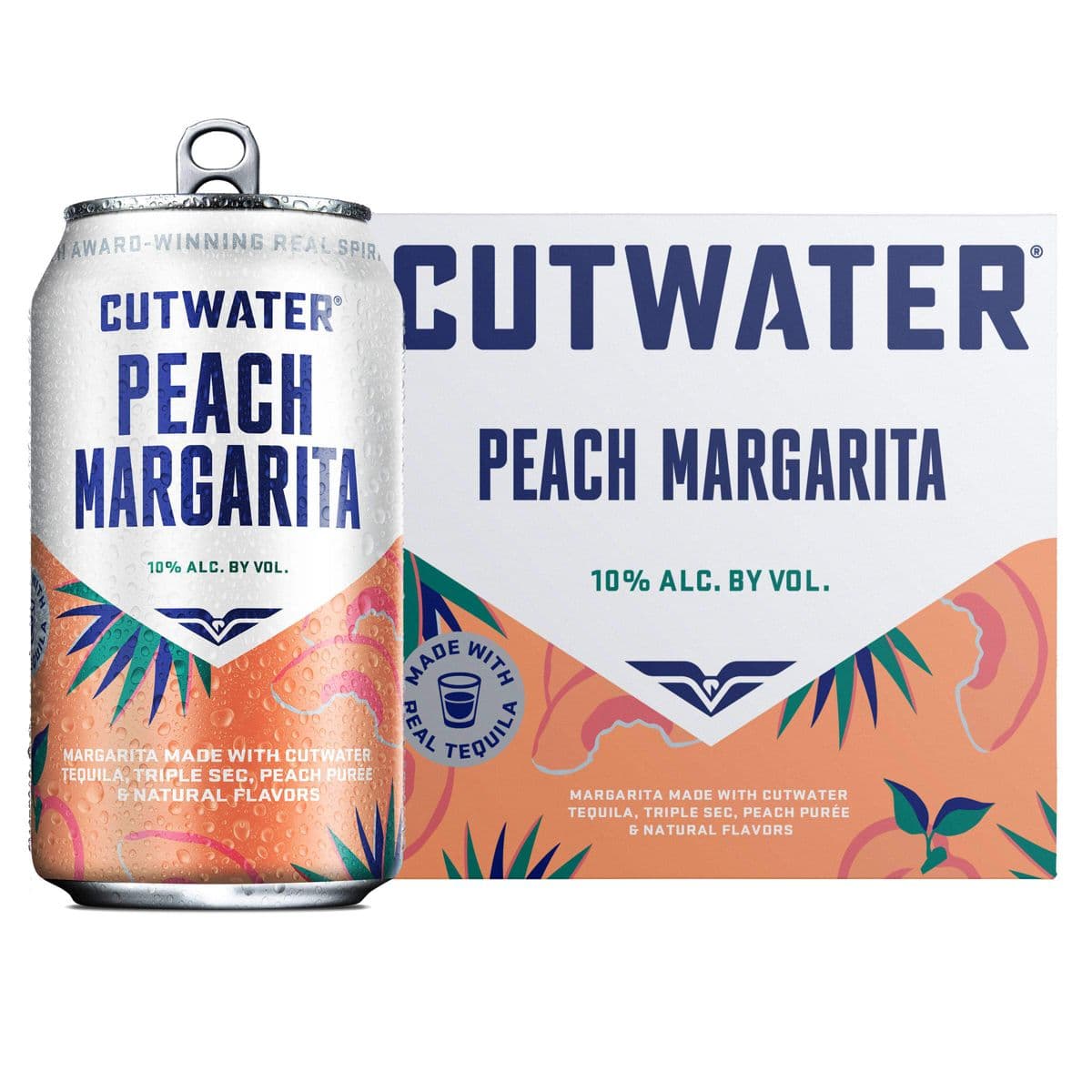 Cutwater Peach Margarita 12OZ SNGL/4PK