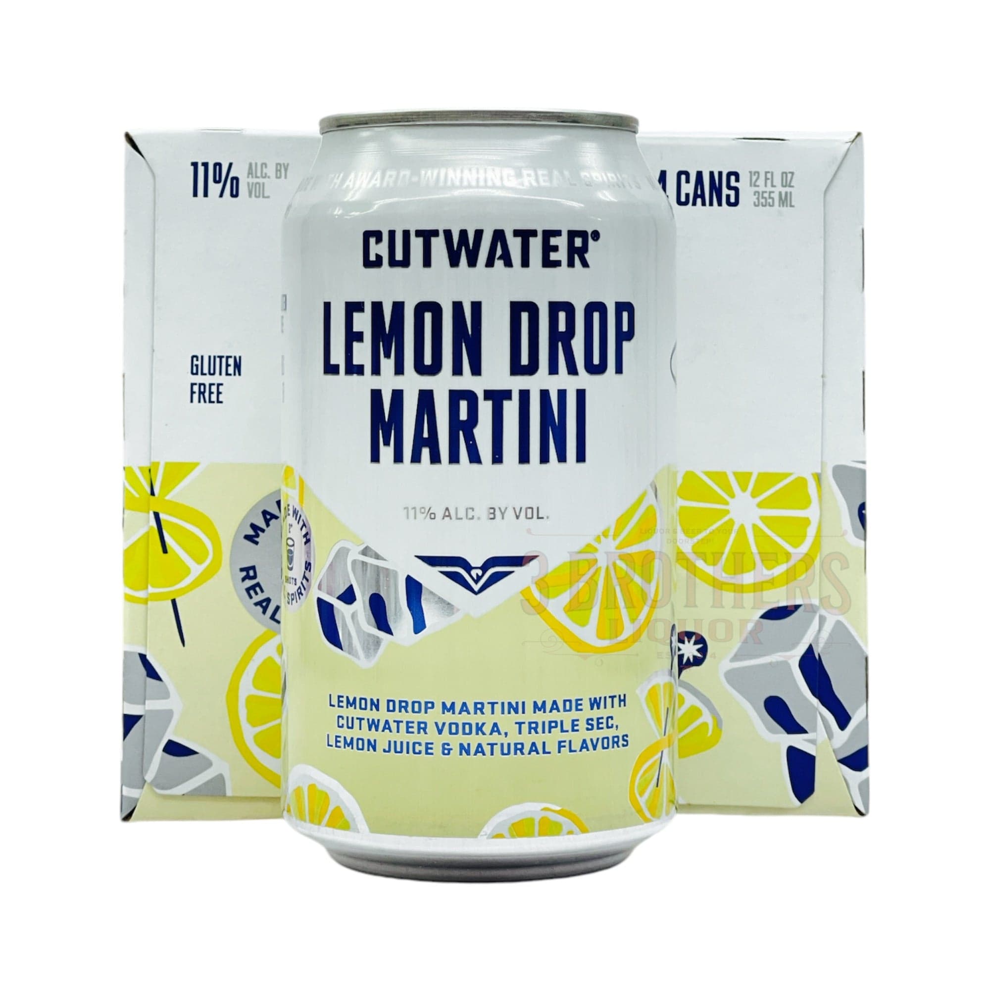 Cutwater Lemon Drop Martini 4PK 12OZ