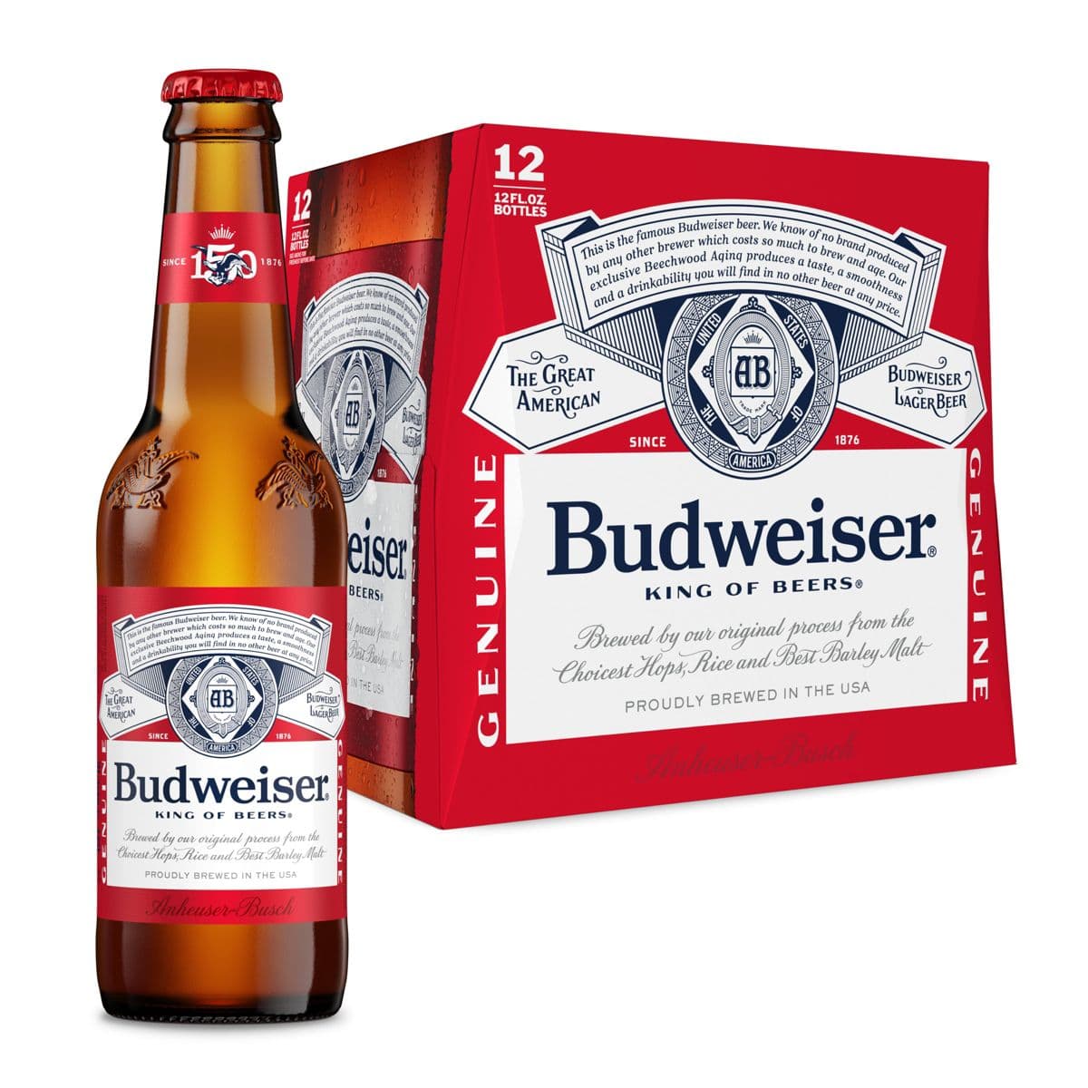 Budweiser 12PK Bottles