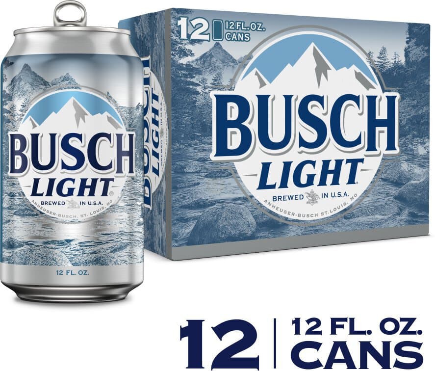 Busch Light Can 12PK 12 Oz