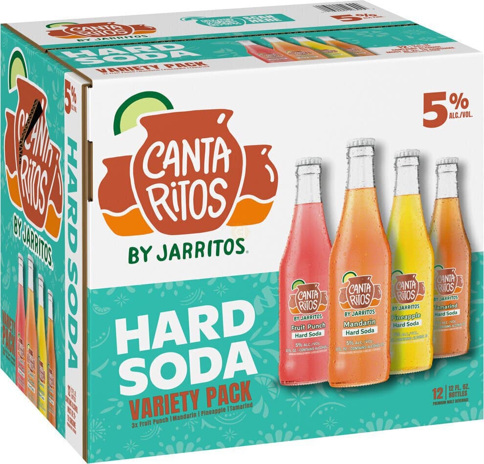 Cantaritos Hard Soda Variety 12 Pk - Clearance Dno
