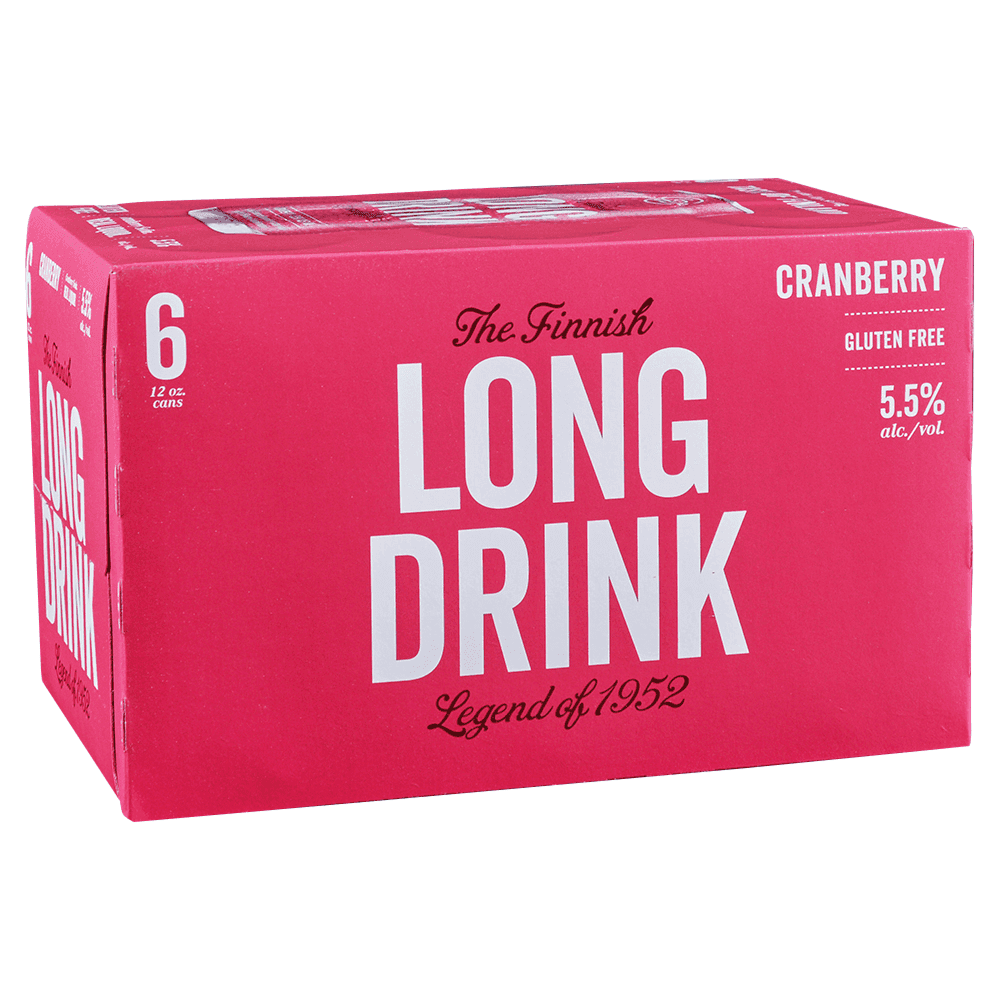 Long Drink Cranberry 6PK