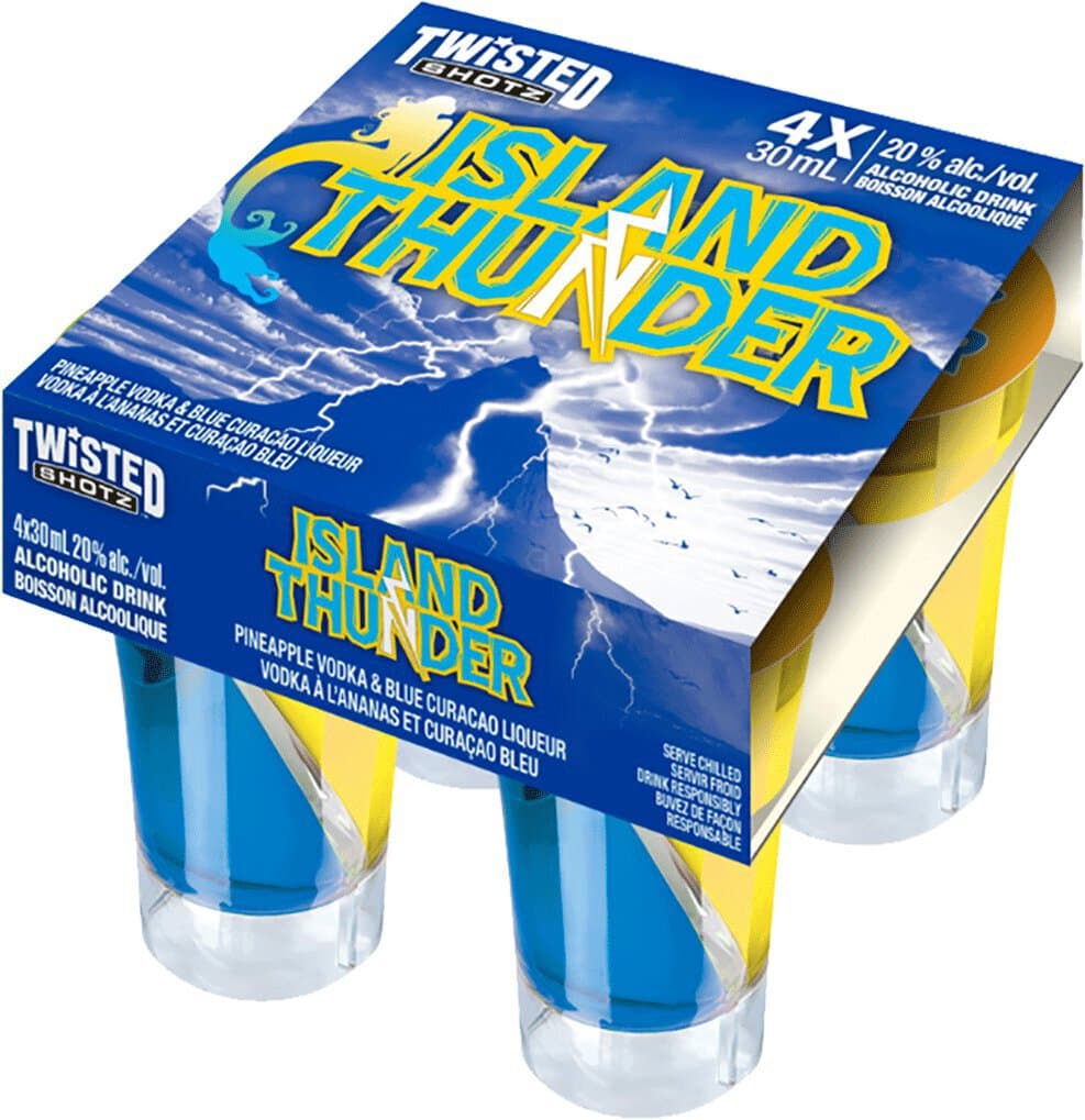 Twisted Shots Island Thunder 4PK