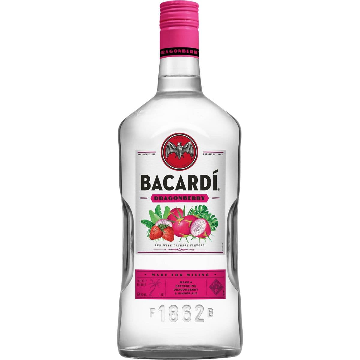 Bacardi Dragon Berry Rum 1.75L