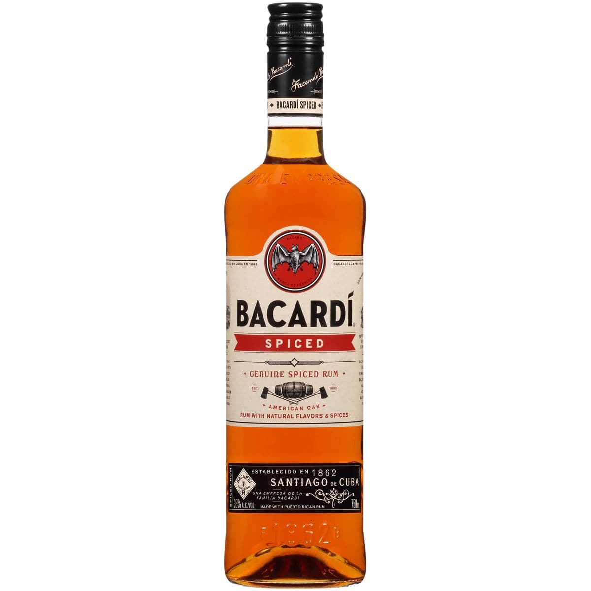 Bacardi Spiced Rum 750ML - Clearance Dno