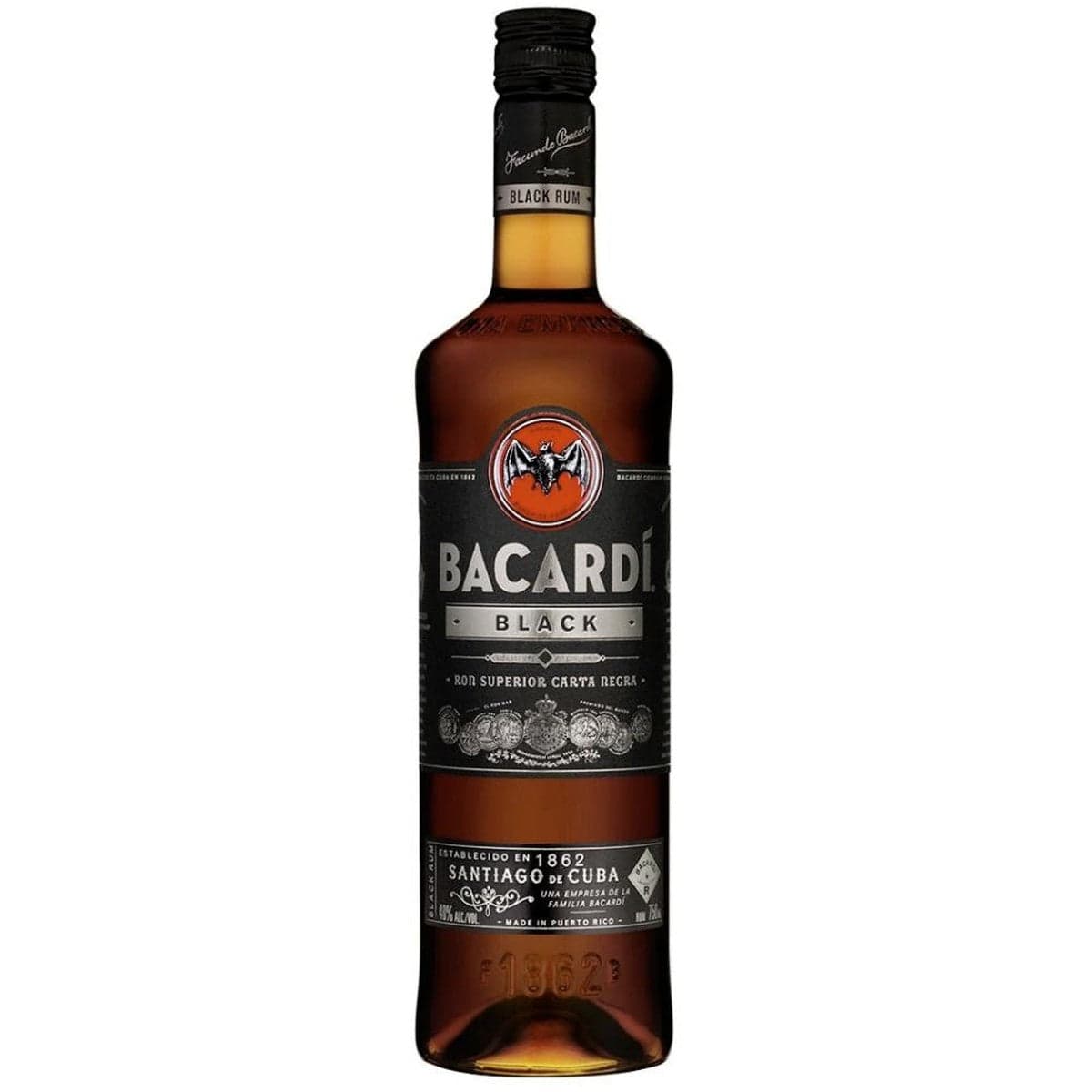 Bacardi Black Rum 750ML