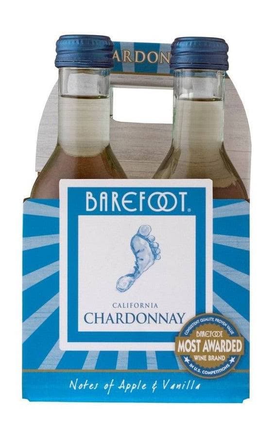 Barefoot 4PK Chardonnay 187ML