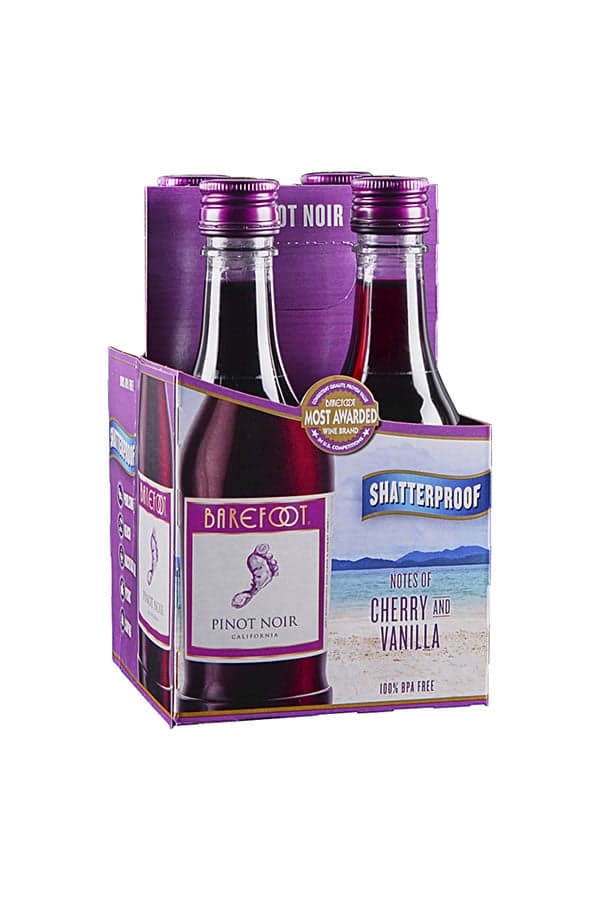 Barefoot 4PK Pinot Noir 187ML