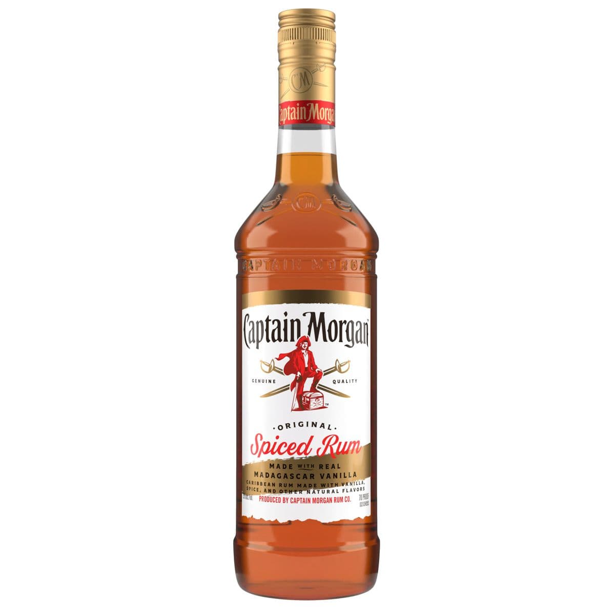 Captain Morgan Spiced Rum 1LT - Clearance Dno