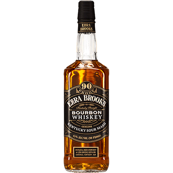 Ezra Brooks Bourbon Whiskey 750M