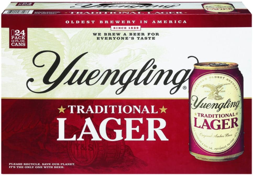 Yuengling Lager 12OZ 24PK Can - Clearance Dno