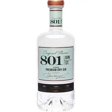 801 Premium Dry Gin 750ML