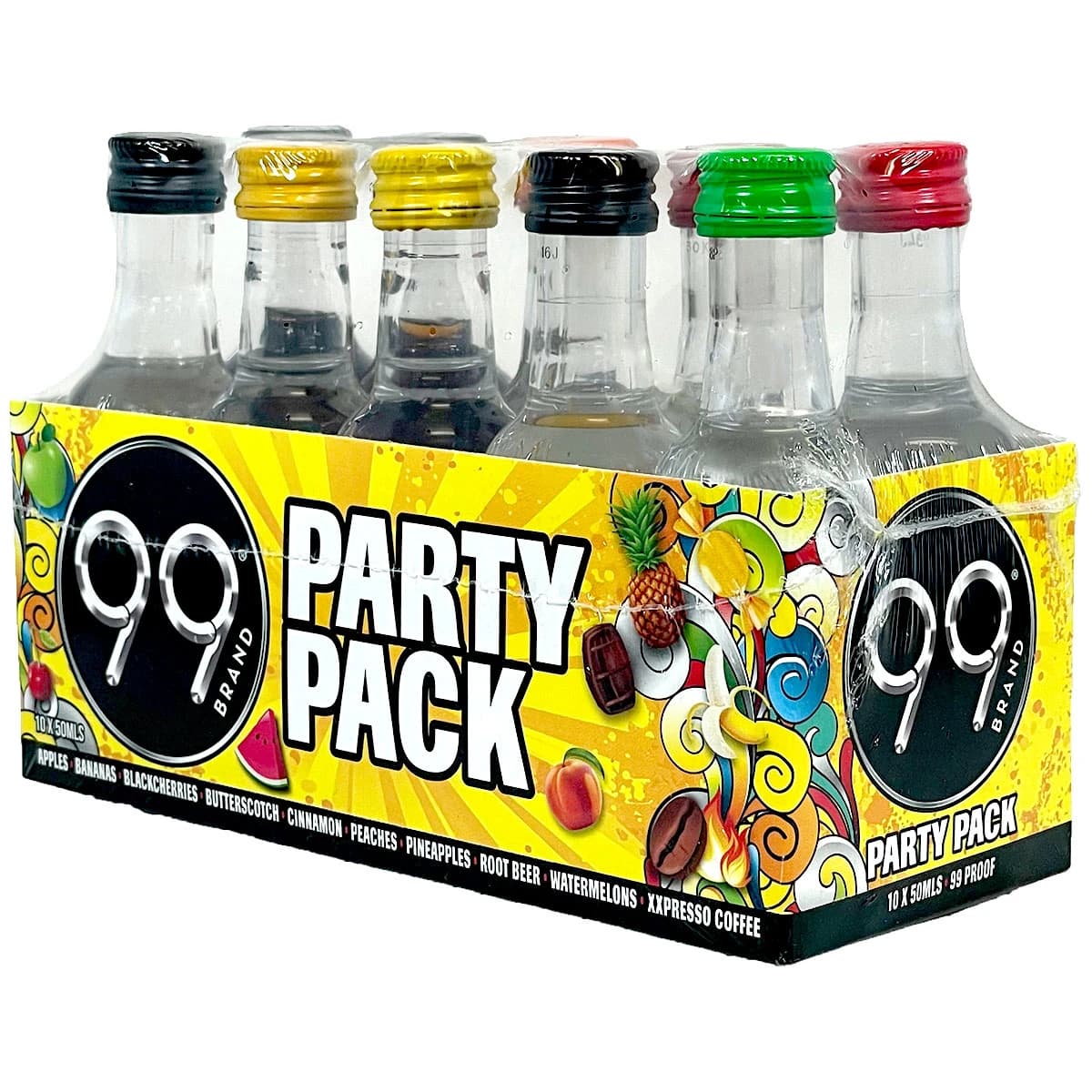 99 Party Pack 50 Ml Liquor 10PK