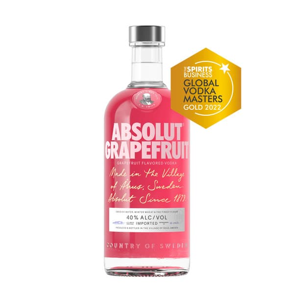 Absolut Grapefruit Vodka 750ML