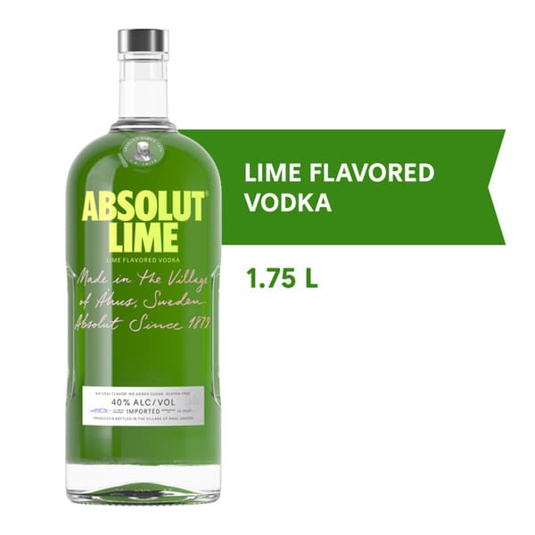 Absolut Lime Vodka 1.75L