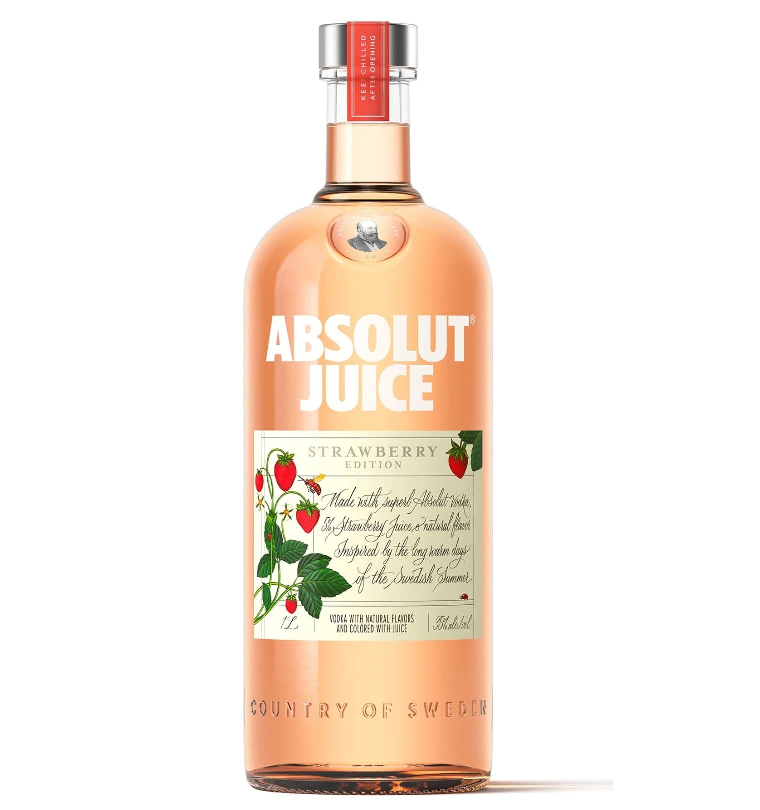 Absolut Strawbeerry Juice 750