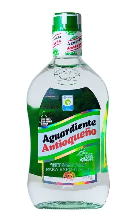 Aguardiente Antioqueno 24 Sinazucar Green 1.75LTR