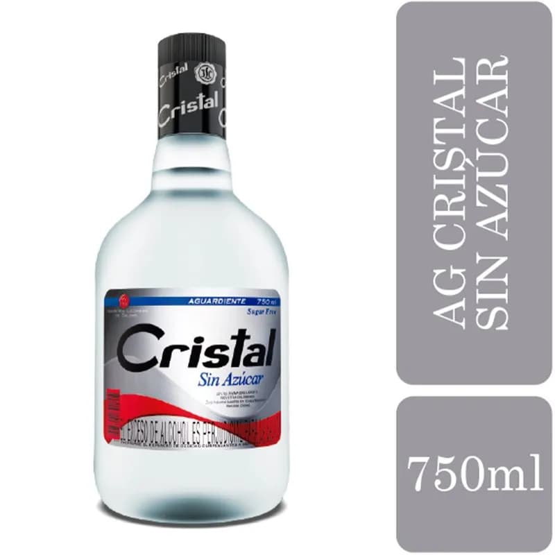 Aguardiente Cristal Sin Azucar 750ML
