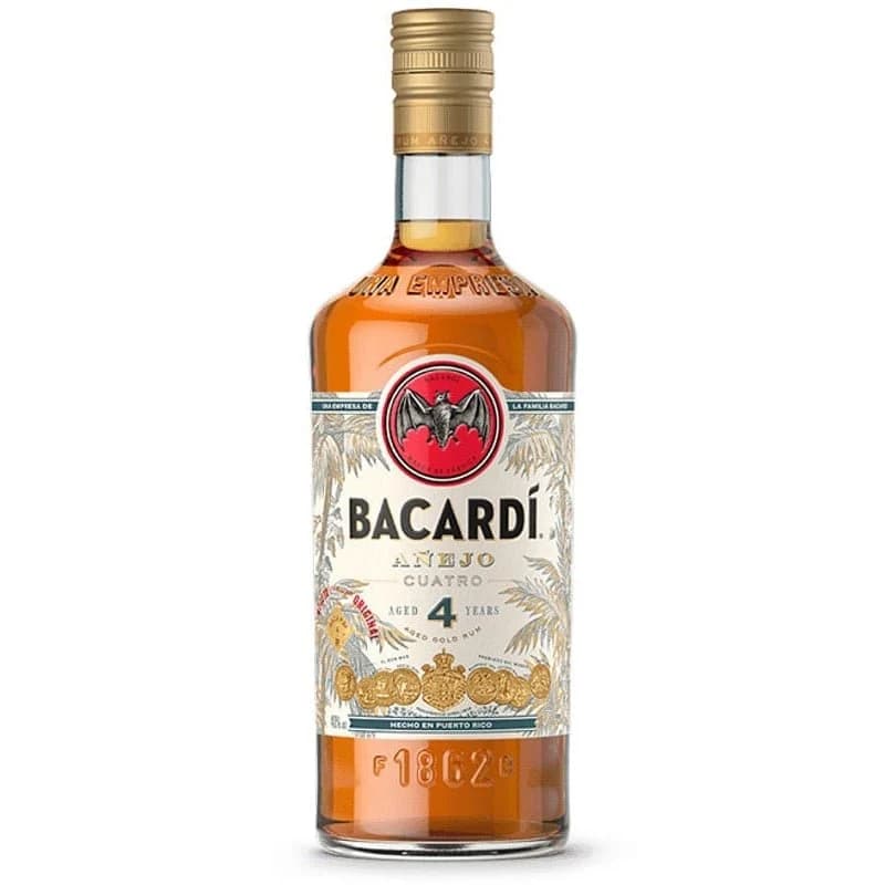 Bacardi Rum Anejo Cuatro 4YR 750ML