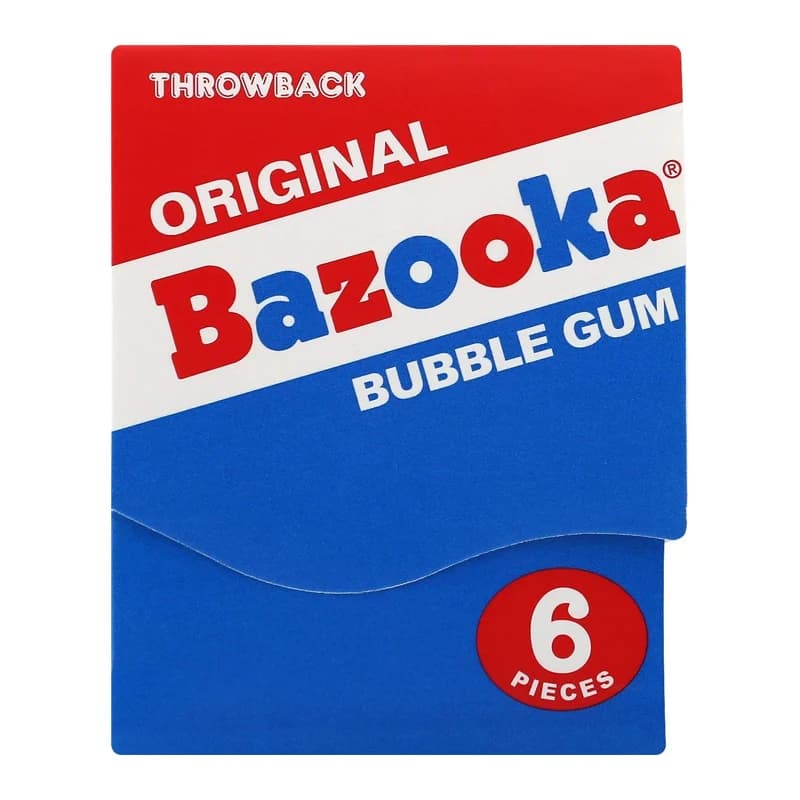 Bazooka Gum Original 6PK