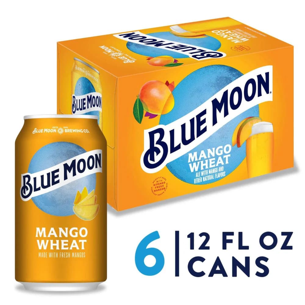 Blue Moon Mango 6PK Can