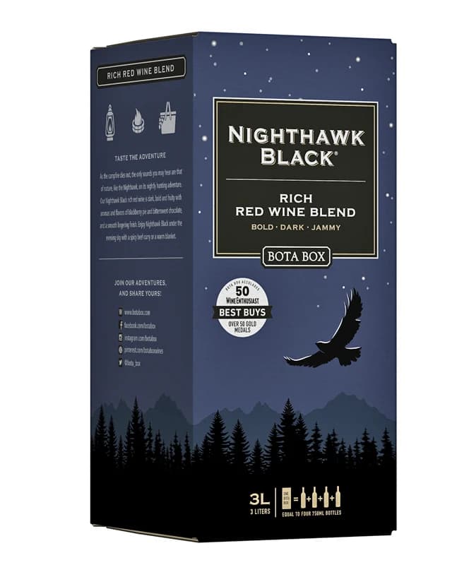 Bota Box Nighthawk Black Red Blend 3L