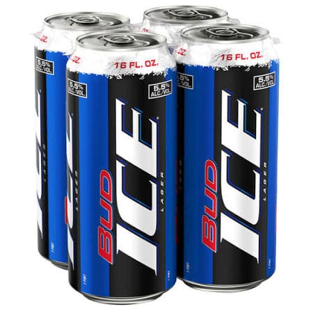 Bud Ice 4PK 16OZ Can