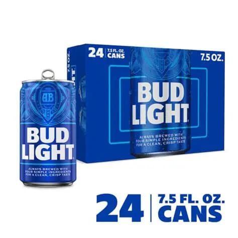 Bud Light 7.5OZ 24PK Can