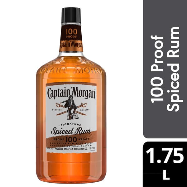 Captain Morgan Sp. Rum 100 1.75L