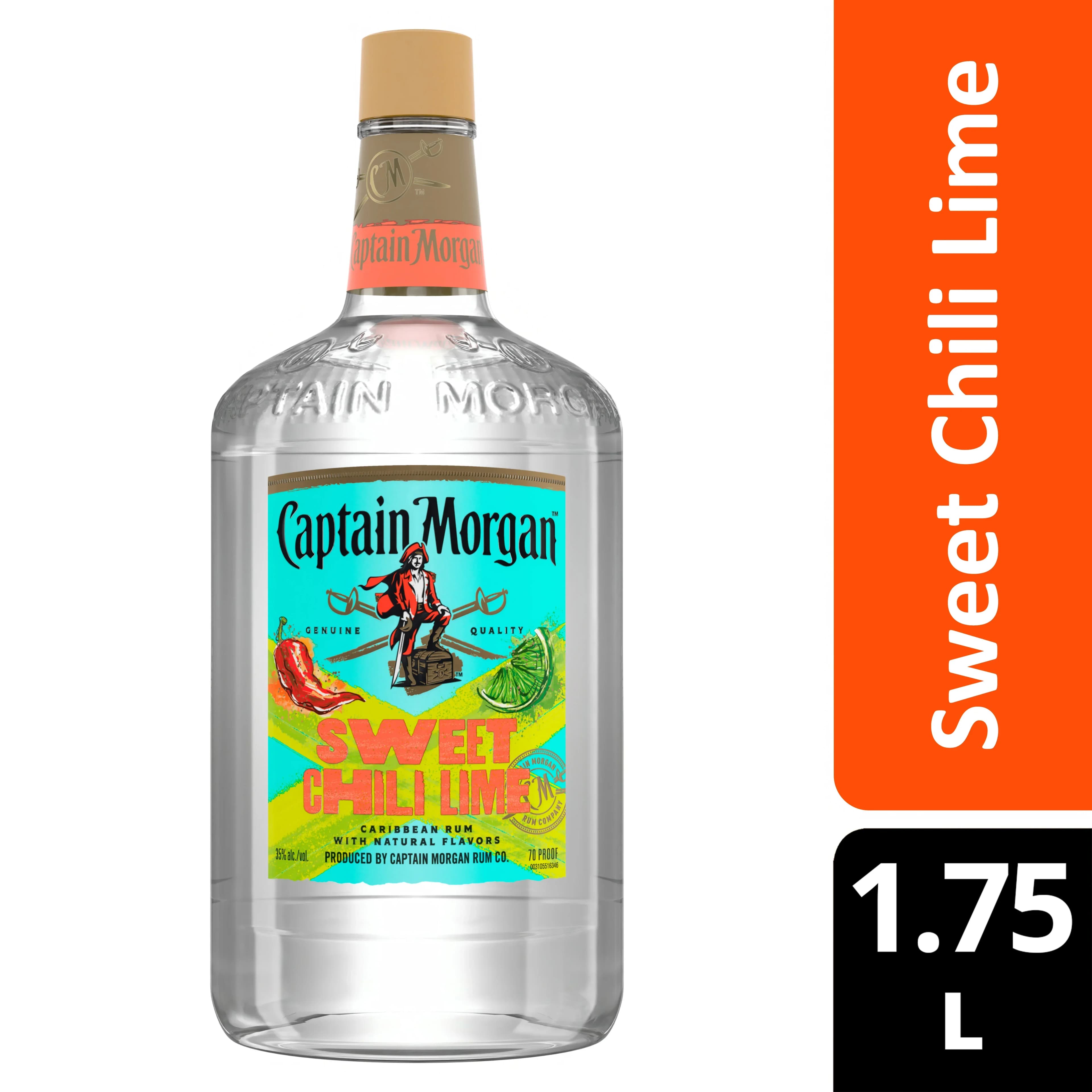 Captain Morgan Sweet Chili 1.75ML Glass