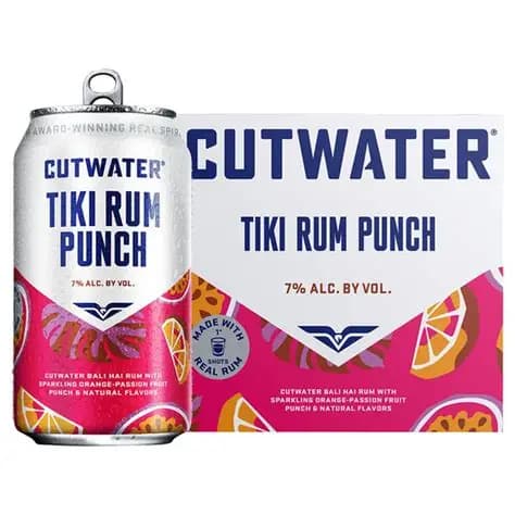Cutwater Tiki Rum Punch 4PK Can