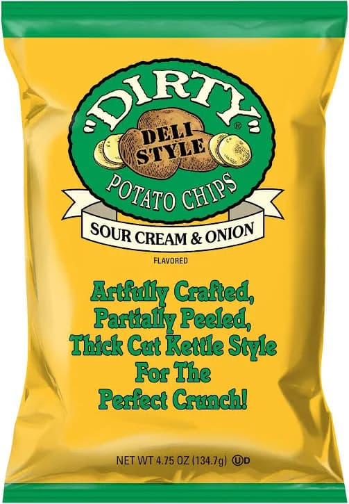 Dirty Potato Chips Sour Cream and Onion