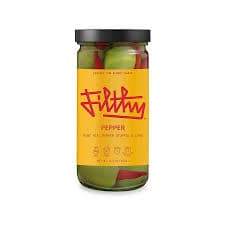 Filthy Peppers Olives 8OZ Jar