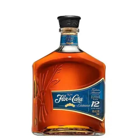 Flor de Cana Rum Centenario 12Y W/Tin 750ML