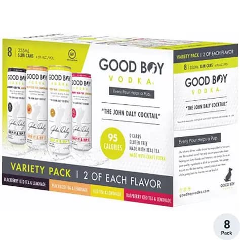 Good Boy John Daly Iced Tea&Lem Variety 8PCK
