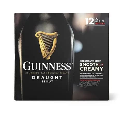 Guinness Draft Bottle 12PK 12 Oz