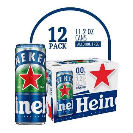 Heiniken 0.0% 12PK Can